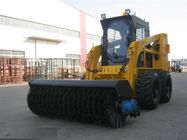 Hydraulic Motor Skid Steer Loader 1400kg Tipping Load 50hp Power Compact Structure